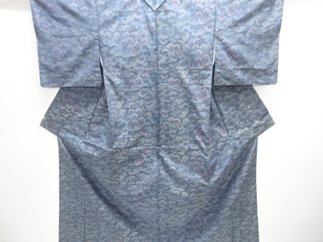 JAPANESE KIMONO / OSHIMA TSUMUGI / WOVEN PINE